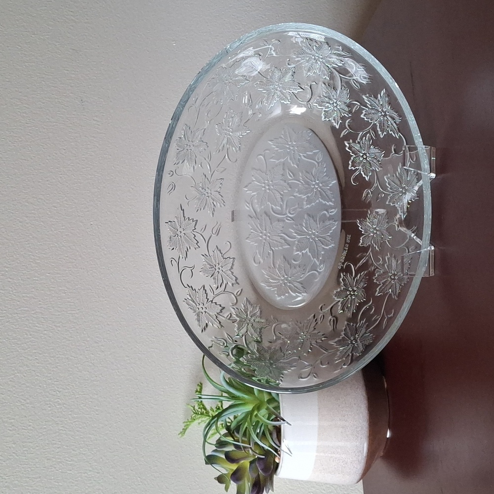 Princess House Fantasia Oval Vegetable Serving Bowl